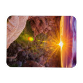 Sunburst bij Canyon de Chelly, AZ Magneet (Horizontaal)