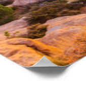 Sunburst bij Canyon de Chelly, AZ Poster (Hoek)