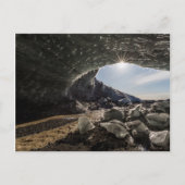 Sunburst bij ingang ijskolf briefkaart (Voorkant)