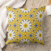 Sunburst Bloom - Geometrische Bloemen Sierkussen (Deken)