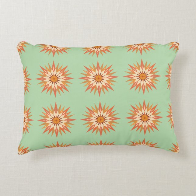 Sunburst Boho Accent Pillow Kussen (Voorkant)