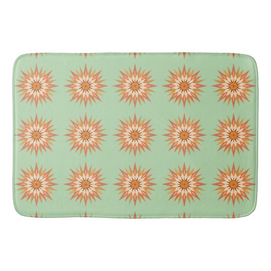 Sunburst Boho Bath Mat (Voorkant)