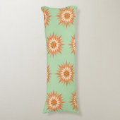 Sunburst Boho Body Pillow Lichaamskussen (Voorkant Verticaal)