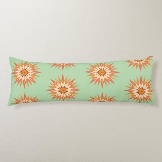 Sunburst Boho Body Pillow Lichaamskussen (Voorkant)