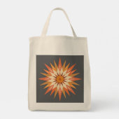 Sunburst Boho-Canvas tas (Achterkant)