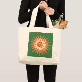 Sunburst Boho-Canvas tas