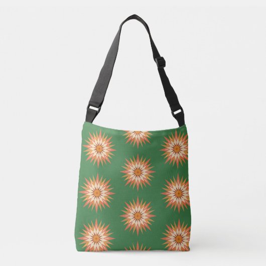 Sunburst Boho-Canvas tassen (Voorkant)