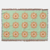 Sunburst Boho Gooi Deken (Voorkant)