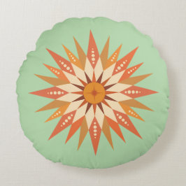 Sunburst Boho Ronde Kussen