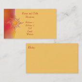 Sunburst Business/Profile Card Visitekaartje (Voorkant / Achterkant)