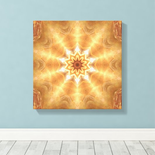 SunBurst Canvas Afdruk (Insitu (Houten vloer))