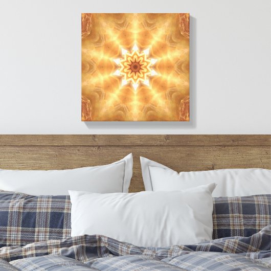 SunBurst Canvas Afdruk (Insitu (Slaapkamer))