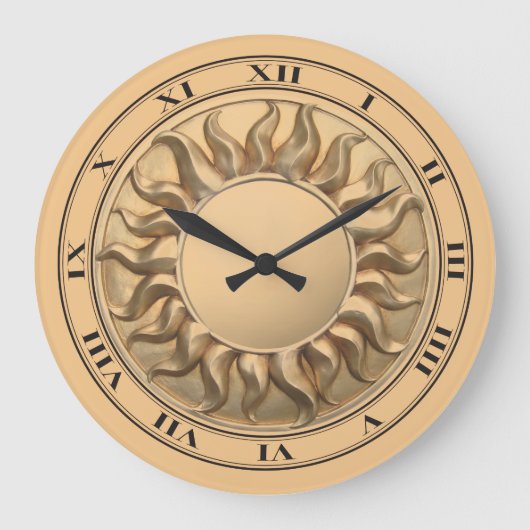 Sunburst Clock Grote Klok (Voorkant)