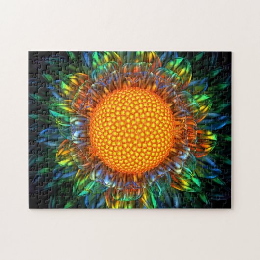 Sunburst Daisy Legpuzzel (Horizontaal)