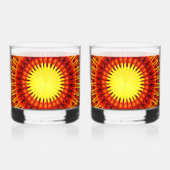 Sunburst Drinkware Set Whisky Glas (Achterkant)
