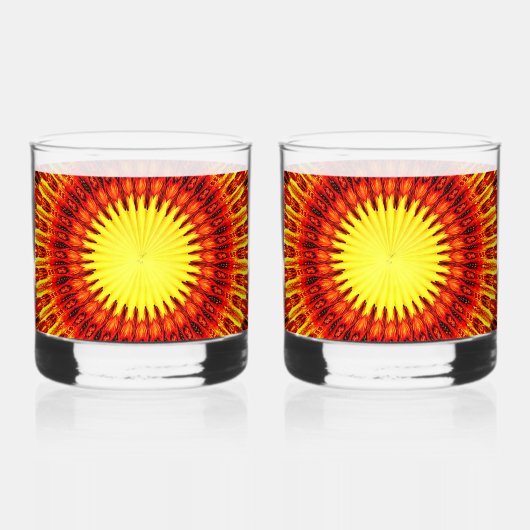 Sunburst Drinkware Set Whisky Glas (Achterkant)