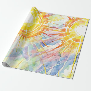 Sunburst Elegance Cadeaupapier