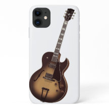 Sunburst elektrische gitaar iPhone 11 hoes