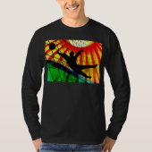 Sunburst en Net Soccer Goalie T-shirt (Voorkant)