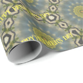 Sunburst Flower Vaderdag Cadeaupapier (Rol Hoek)