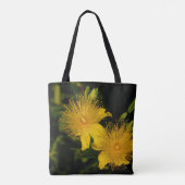 Sunburst Flowers Canvas tas (Achterkant)