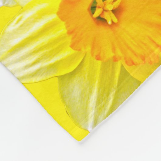 Sunburst Golden Daffodils, Lge Fleece Blanket (Hoek)