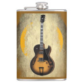 Sunburst Guitar Flask Heupfles (Voorkant)