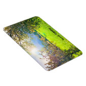 Sunburst Herfst Foliage op het meer van de eilande Magneet (Rechterzijde)