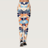 Sunburst Ikat Pattern Leggings (Achterkant)