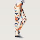Sunburst Ikat Pattern Leggings (Rechts)