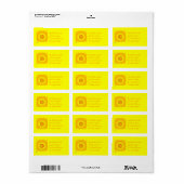 Sunburst Labels (Full Sheet)