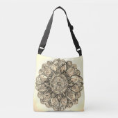 Sunburst Mandala Canvas tas (Voorkant)