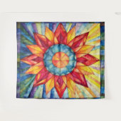 Sunburst Medallion Quilt Wandkleed (Voorkant (horizontaal))