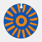 Sunburst Metalen Ornament (Voorkant)