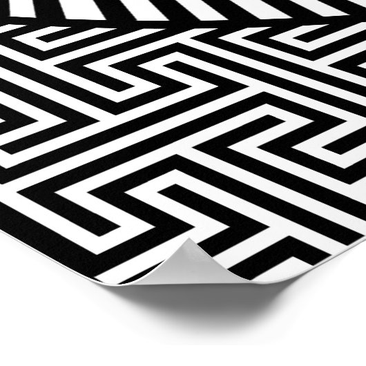 Sunburst Op Art Poster (Hoek)