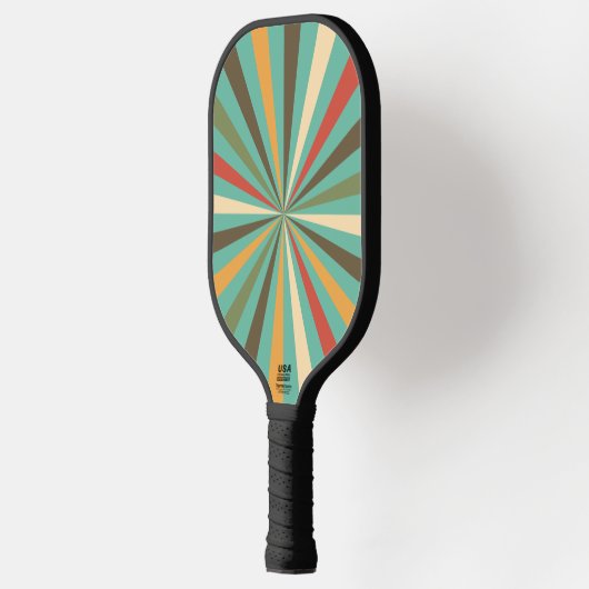 Sunburst Pickleball Paddle Sjabloon (Links)