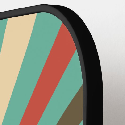 Sunburst Pickleball Paddle Sjabloon (Links Detail)