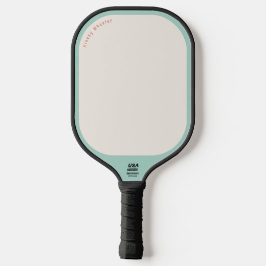 Sunburst Pickleball Paddle Sjabloon (Achterkant)
