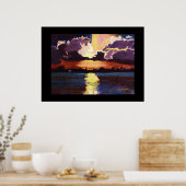 SUNBURST-poster Poster (Keuken)