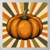 Sunburst Pumpkin Charm Poster (Voorkant)