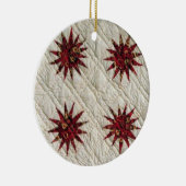 Sunburst Quilt 2925 Keramisch Ornament (Rechts)