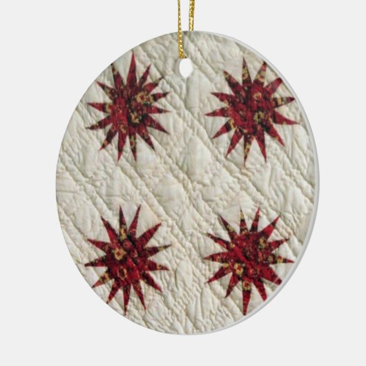 Sunburst Quilt 2925 Keramisch Ornament (Links)