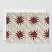 Sunburst Quilt Invitation Kaart (Voorkant)
