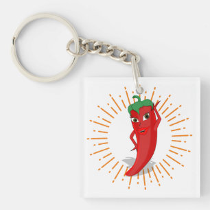 Sunburst Red Hot Pepper Diva Sleutelhanger