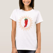 Sunburst Red Hot Pepper Diva T-shirt (Voorkant)