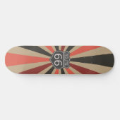  Sunburst - Route 66 Persoonlijk Skateboard (Horizontaal)