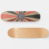 Sunburst Route 66 Skateboard (Horizontaal)