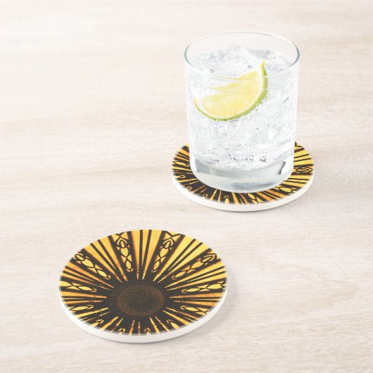 Sunburst Sandstone Onderzetter (Zijkant)