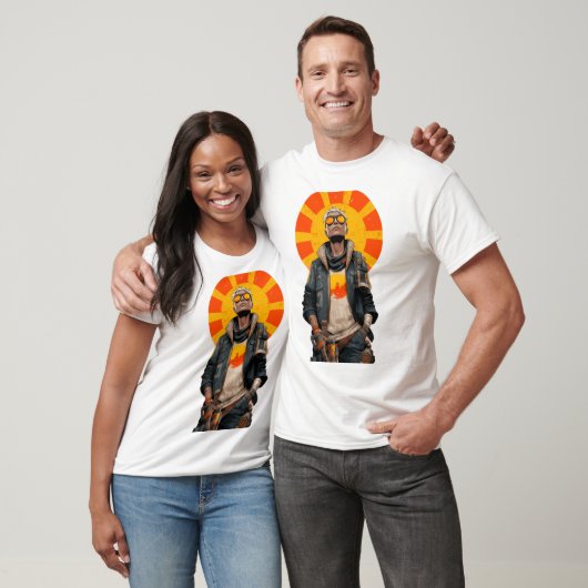 Sunburst Scout – Post-Apocalyptic Hero Portrait T-shirt (Unisex)