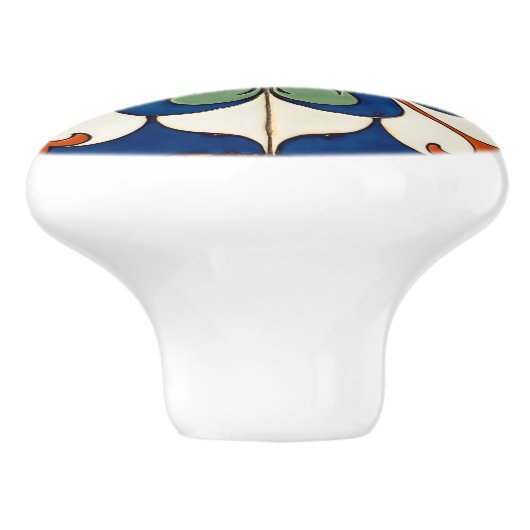 Sunburst Serenade Azulejo Keramische Knop (Zijkant)